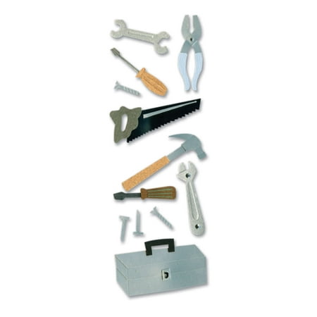 Jolee's Boutique Dimensional Stickers-Tool Box