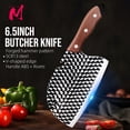 thumbnail image 5 of Kitchen Knife 6.5inch High Carbon Steel Fish Knife Handmade Forged Butcher Knife for Chopping Slicing Cutting Bone Wood Handle, 5 of 8