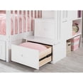 thumbnail image 6 of HomeStock Seaside Style Staircase Bunk with Turbo Charger and Raised Panel Bed Drawers-Color:White,Size:Full over Full, 6 of 10