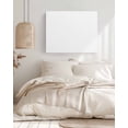 thumbnail image 3 of White Wall Art for Living Room, Canvas Picture Wall Decor for Bathroom Bedroom, Modern Simple White Backdrop Painting Artwork for Office Kitchen Hallway Dining Room Home Decorations 12"x16", 3 of 8