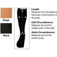 thumbnail image 4 of CURAD Knee-High Compression Hosiery,Black,E, 4 of 4
