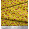 thumbnail image 3 of Soimoi Rayon Fabric Car & Owl Cartoon Fabric Prints by Yard 42 Inch Wide, 3 of 3