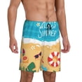 thumbnail image 2 of Sikiie Hello Summer1 Mens Pajama Shorts, Lounge Pant, Men's shorts，Sleep Pj Shorts for Men-Medium, 2 of 6
