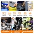 thumbnail image 3 of Socket and Ratchet Wrench Set, Screwdriver Socket Ratchet Wrench Kit 72 Teeth Heat Treated Design 5 Rotation Angle  for Outdoor, 3 of 7