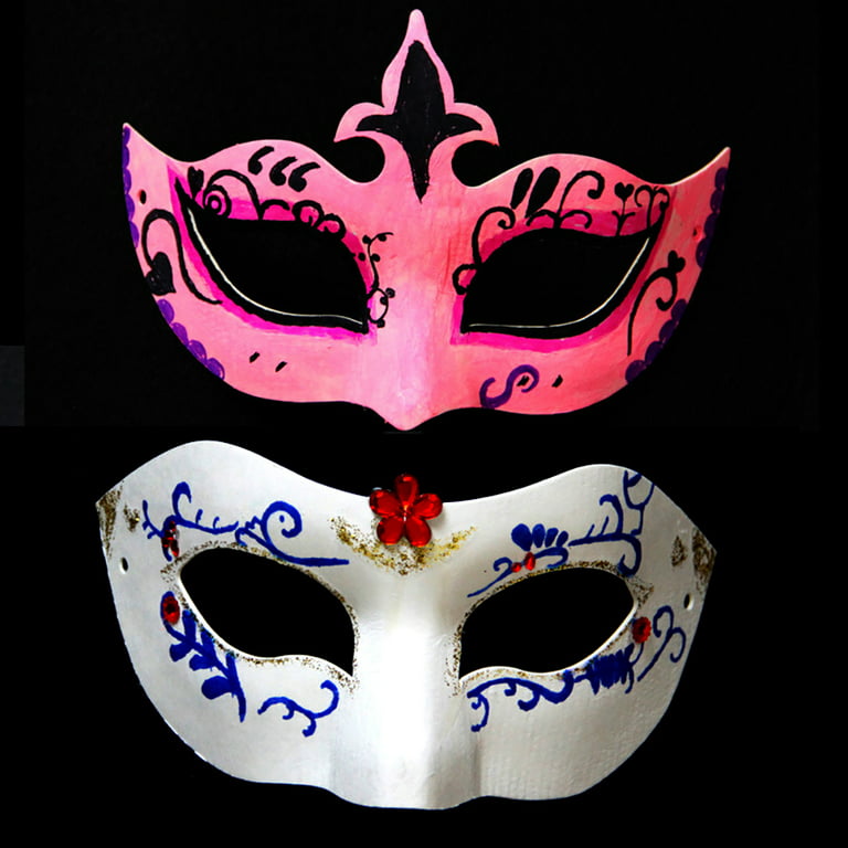 TOYANDONA 15pcs Pulp Blank Mask Paper Mask Blank Mask for Decorating Diy  Painting Party Mask Plain White Paintable Masks Half Cat Mask Infant Toys