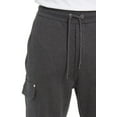 thumbnail image 4 of FRAME Men's Slim Fit Cotton Blend Cargo Joggers in Dark Gris Grey-Size Small, 4 of 6