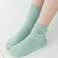 thumbnail image 4 of Generic Kid Socks Children's Socks Candy Colored Double Needle Baby Mid Calf Socks Fashionable Solid Color Socks for All Seasons Non-Slip Casual Breathable ﻿(5-8 Years,A), 4 of 5
