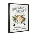 thumbnail image 4 of Stupell Industries Farmers Market Orange Blossom Truckload Rustic Sign Graphic Art Luster Gray Floating Framed Canvas Print Wall Art, Design by Lettered and Lined, 4 of 5