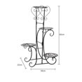 thumbnail image 5 of DENEST Metal Bicycle Tricycle Plant Stand Garden Planter Shelf Flower Holder Rack Decor, 5 of 12