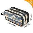 thumbnail image 4 of FORMRS Pencil Case with 3 Compartments Zipper Pouch, Elementary School Level and up, Winter Village, 4 of 8