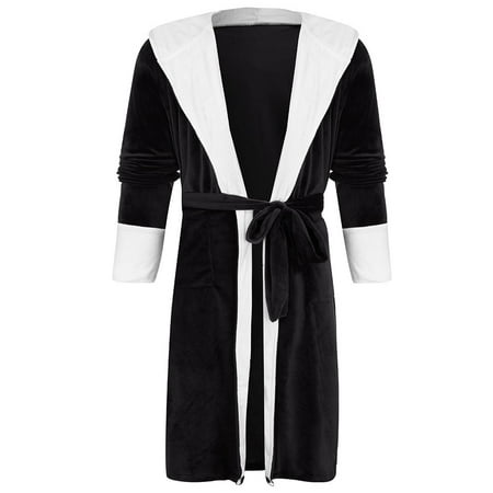 

Women Bathrobe Winter Plush Lengthened Shawl Home Clothes Long Sleeve Robe Coat Nightshirt Sleepshirt Nightgown