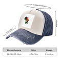 thumbnail image 3 of Ankh African Colored Africa Distressed Baseball Cap Dad Hats for Men Women Vintage Trucker Hat Low Profile Ball Caps, 3 of 7