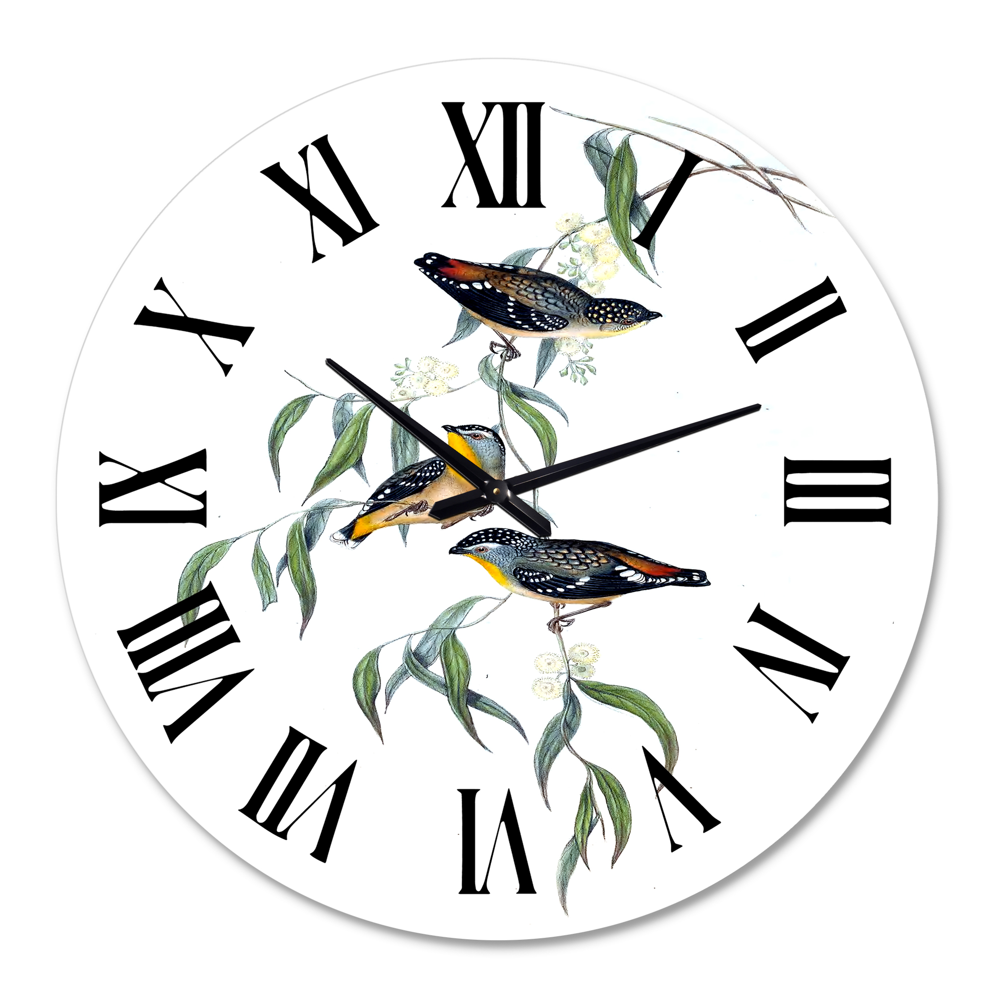 Designart 1 in Quartz Traditional Wall Clock