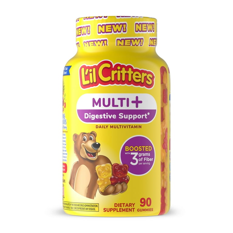 L'il Critters Multi + Digestive Support 90ct - Walmart.com