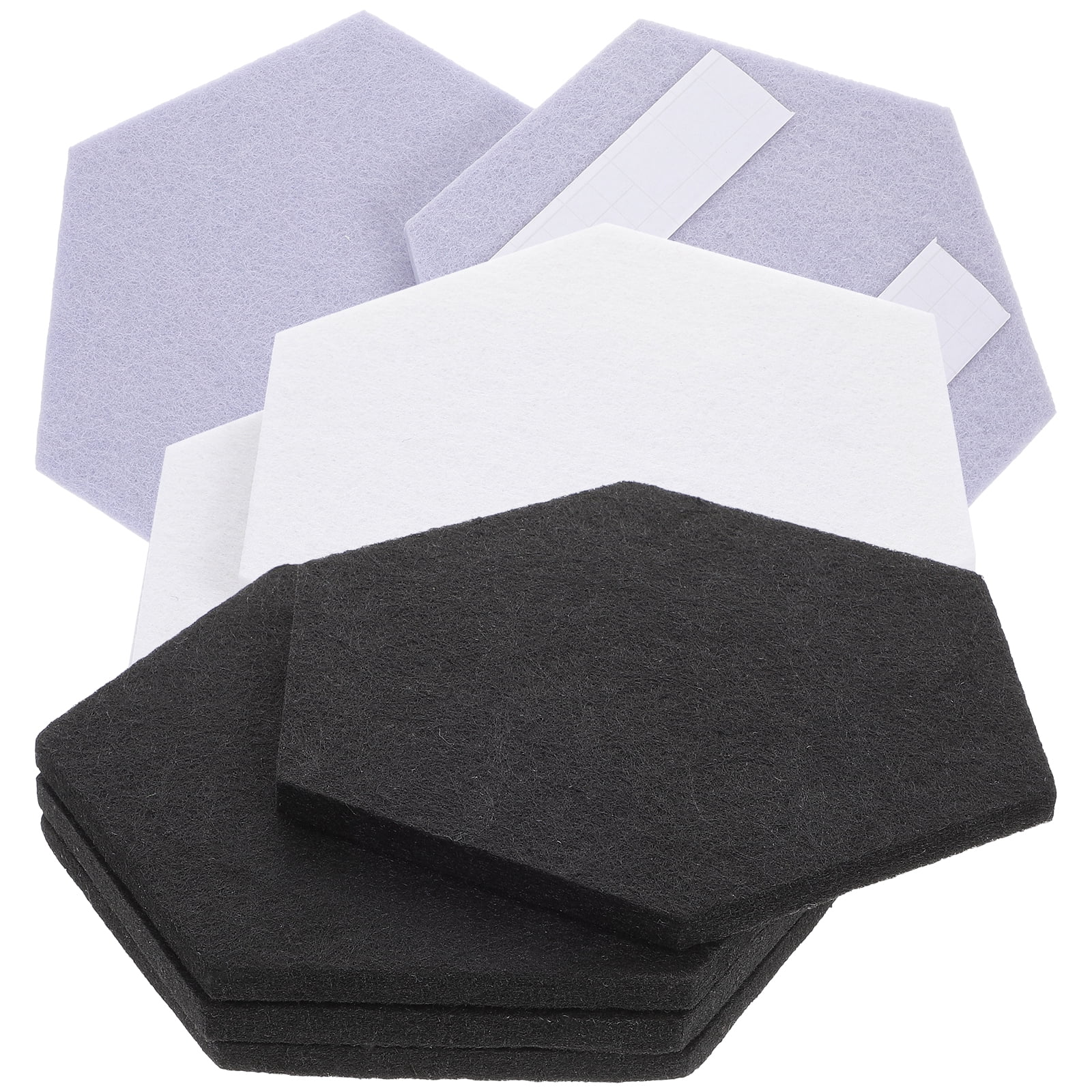 Himition 12pcs Acoustical Wall Panel Sound Insulation Material Hexagon Acoustic Panel