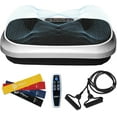 thumbnail image 1 of Lifepro Waver Mini Vibration Plate Exercise Machine – Whole Body Vibrating Plate Machine for Lymphatic Drainage, Muscle Toning & Recovery with Resistance Bands & Remote - White, 1 of 9