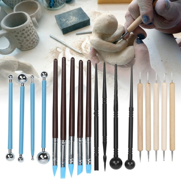 Gupbes Clay Craft Kit Silicone Creasing Pen Pottery Tools For Hobbyist For Gift For Home For Collection Lovers