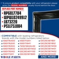 thumbnail image 3 of Whole Parts Refrigerator Door Seal Gasket (Black Color) Part# W10249912 - Replacement & Compatible with Some Kitchen Aid, Maytag, Kenmore and Whirlpool Refrigerators, 3 of 6