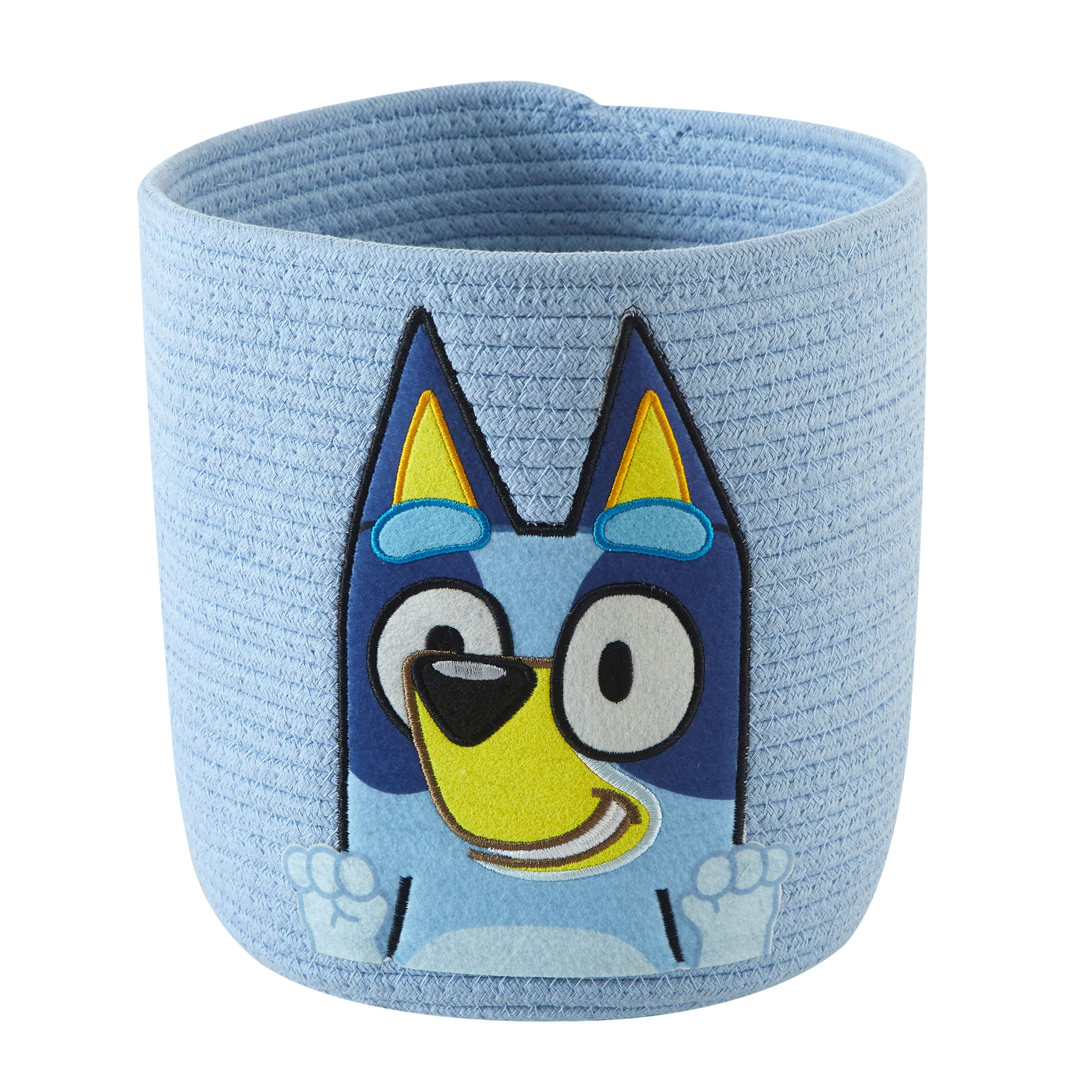 Bluey Jumbo Plush Easter Basket, 11 inches Tall, Blue, by Ruz