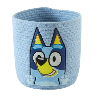 Bluey Jumbo Plush Easter Basket, 11 inches Tall, Blue, by Ruz