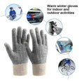 thumbnail image 4 of Guantes de invierno YONGSHENG para mujer Térmicos de punto con pantalla táctil gris, 4 of 5