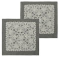 thumbnail image 6 of Gretta 18" x 18" Lace and Embroidery Applique Pillow Covers, Set of 2, 6 of 6