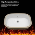 thumbnail image 4 of Modern Bathroom Vanity 22" x 15.25" White Ceramic Undermount Bathroom Sink with Overflow,Wooden Bathroom Vanity, 4 of 11