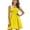 Bright Yellow, variant on As Rose Rich Women's Cover up Beach Strapless Mini Dress, M