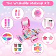 thumbnail image 2 of Kit de maquillaje Topsolid Kids para niña con espejo, lavable a partir de 3 años, 2 of 7