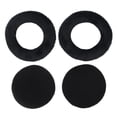 thumbnail image 1 of Matsuzay Par de almohadillas para los oídos Cojín de esponja Montado en la cabeza Orejera con cancelación de ruido Reemplazo de terciopelo ergonómico Relojes inteligentes Negro, 1 of 6