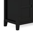 thumbnail image 6 of Burlington 72 inch Wide Solid Wood TV Stand in Black For TVs up to 80 inches, 6 of 13