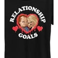thumbnail image 3 of Chucky - Bride of Chucky Valentine Relationship Goals - Women's Short Sleeve Graphic T-Shirt, 3 of 5