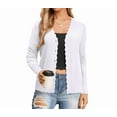 thumbnail image 2 of 67 Womens Solid Color Button Up Long Sleeve Knitted Sweater, 2 of 2