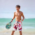 thumbnail image 7 of PAYOHTO Red Spiral Tie Dye Boys Swim Trunks Quick Dry Beach Boardshorts for Teen Boys Bathing Suit Swimwear for Boys, 7 of 7