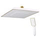 thumbnail image 5 of Cabezal de ducha, cabezal de ducha a presión, cabezal de ducha para baño doméstico, cabezal de ducha grande, ahorra agua, chorro ajustable, acabado cromado, para dormitorio,Wsvlmg, 5 of 8