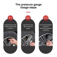 thumbnail image 4 of Compteur de Pression des Pneus, Manomètre d'Air Fonctionnement Simple Compact 6Pcs pour RV, 4 of 7