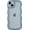 Blue, variant on MYKOMI for iPhone 14 Plus Case,Solid Color Curly Wave Frame Clear Soft Phone Case