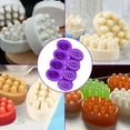 thumbnail image 3 of Silicone Soap Molds, different Cavities Soap Mold with Different Shapes, Perfect for Soap Making, Handmade Cake Chocolate Desserts Biscuit Pudding Teacake Jelly （2 Pack - Massage Bar）, 3 of 7