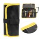 thumbnail image 5 of Bolsa de almacenamiento de placa de hierro resistente para proteger su equipo Organizador de herramientas de pesca negro y amarillo, 5 of 8