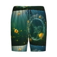 thumbnail image 3 of Picia Jelly Fish Pajama Shorts for Men, Men's Pajama Bottoms, Sleepwear,Short Pajama Pants-X-Large, 3 of 9