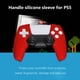 thumbnail image 2 of Funda protectora de silicona suave Gamepad para tapas de agarre de pulgar PS5 (rojo) WDOplteas  Para estrenar, 2 of 8