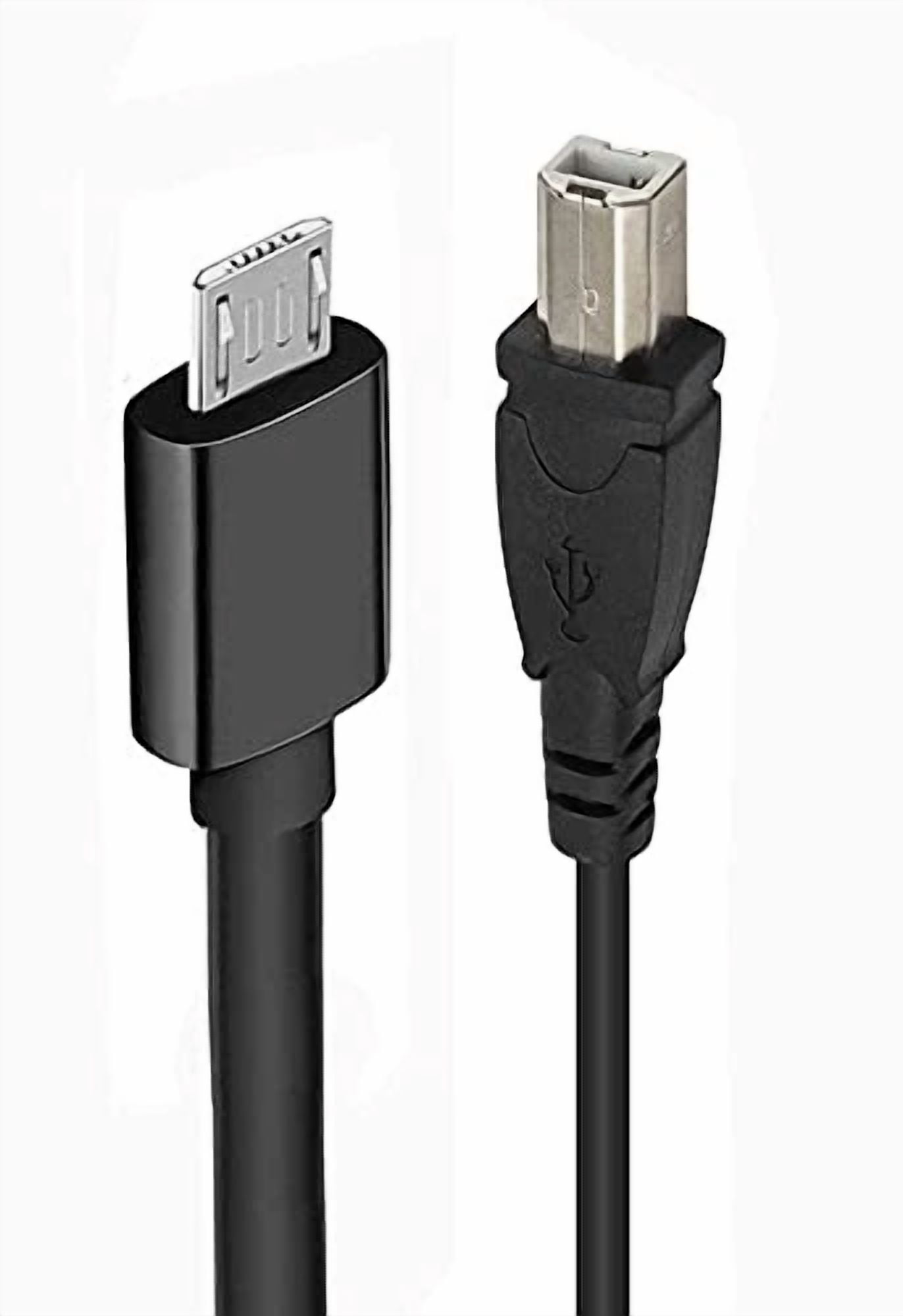 RHEA- Micro Usb To Printer Cable, 2Pcs 5Pin Male Type B Data And...