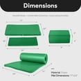 thumbnail image 4 of BalanceFrom Complete 7-Piece Yoga Set with 71” x 24” x 1” Extra Thick Mat, Green, 4 of 10