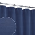 thumbnail image 2 of Modern Striped Textured Heavy Shower Curtain, Luxury Waterproof Fabric Bath Curtain, 2 of 6