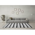 thumbnail image 3 of Ahgly Company Indoor Round Solid Gray Modern Area Rugs, 8' Round, 3 of 4
