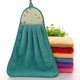 thumbnail image 5 of Yuarrent Suministros de baño de terciopelo Coral de 35x45cm, toalla de mano suave, paños de cocina absorbentes, tela colgante, accesorios para Baby Suministros de limpieza para el hogar Verde Yuarrent HA003403-06, 5 of 6