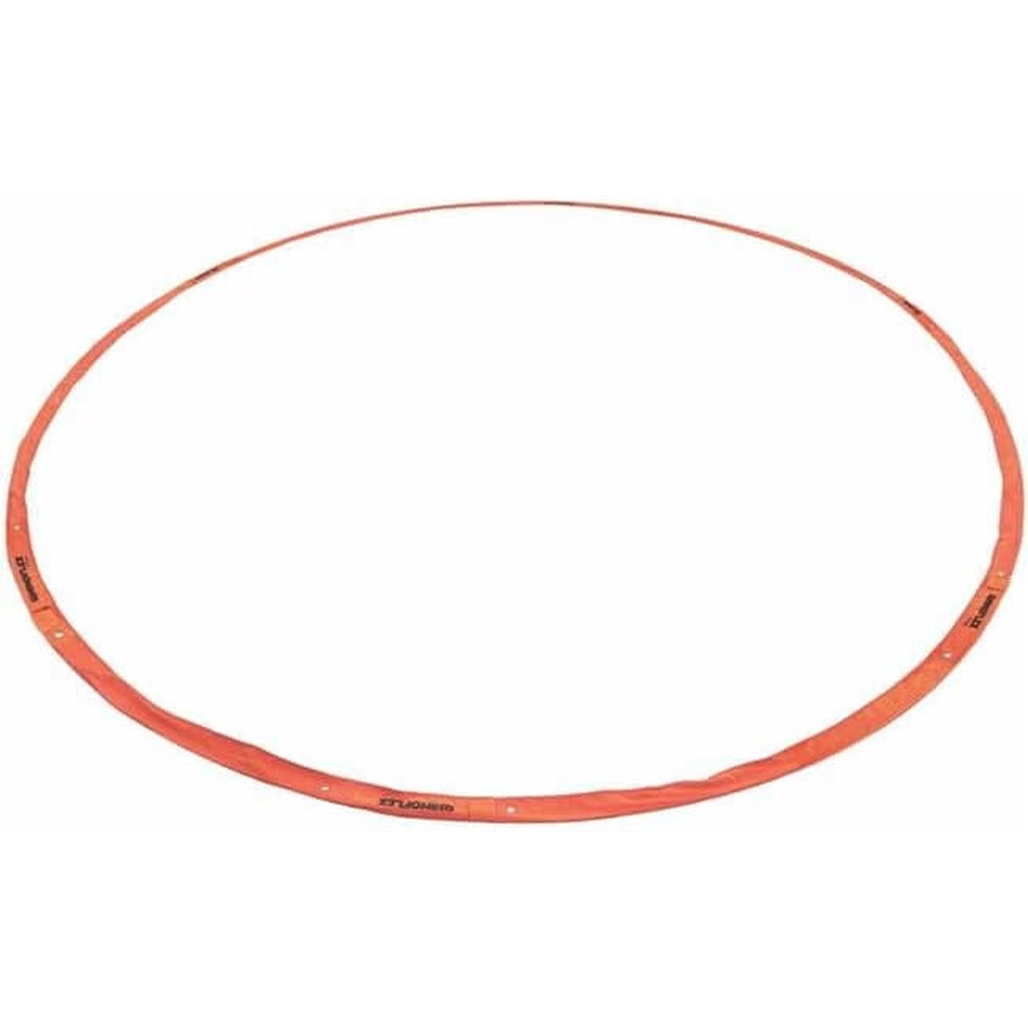 Champion Sports Men's Lacrosse Crease:Rhino Flex Portable Lacrosse Goal Crease-18Ft Diameter All Weather Creasewith Weights,Stakesand Carry Bag-Orange