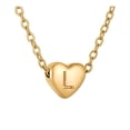 thumbnail image 1 of 26 iniciales en forma de corazón collar alfabeto para las mujeres Collares de acero inoxidable para las mujeres A Z 26 iniciales alfabeto collares de oro para las mujeres niñas, 1 of 5