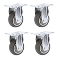 thumbnail image 4 of Ruedas para muebles Colamx 4 piezas silenciosas de goma para estante de carro doméstico, 4 of 8