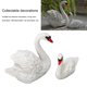 thumbnail image 5 of Decoraciones De Adornos De Cisne, Símbolo Coleccionable Ligero De Resina De Amor Decoraciones De Pareja De Cisnes Para El Día De San Valentín Para Coche, 5 of 8